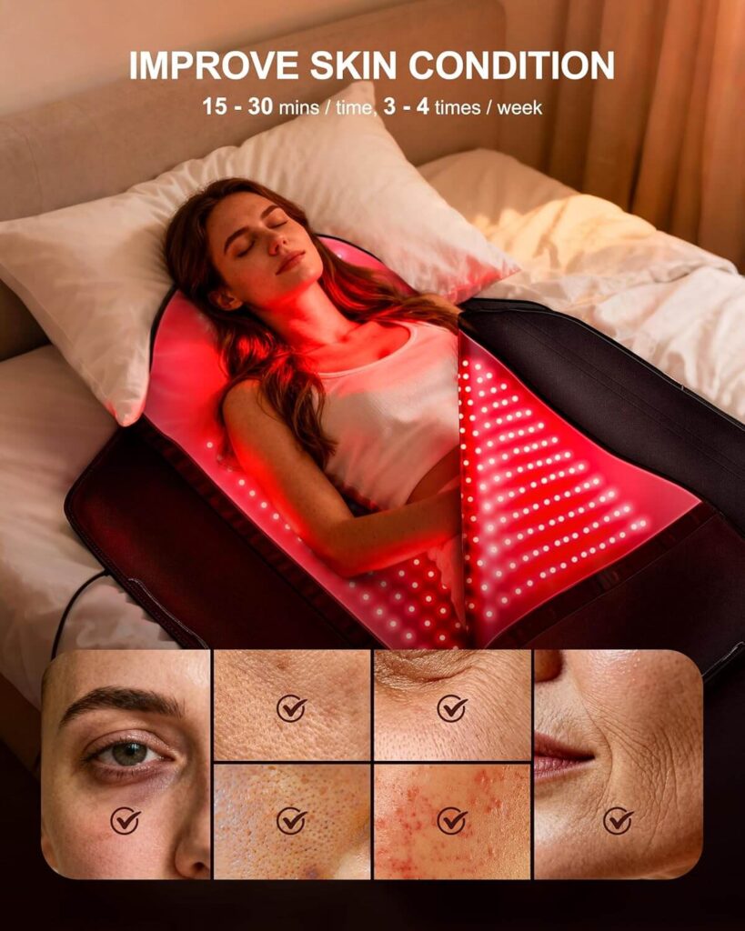 INTEO Full Body Red Light Therapy Mat