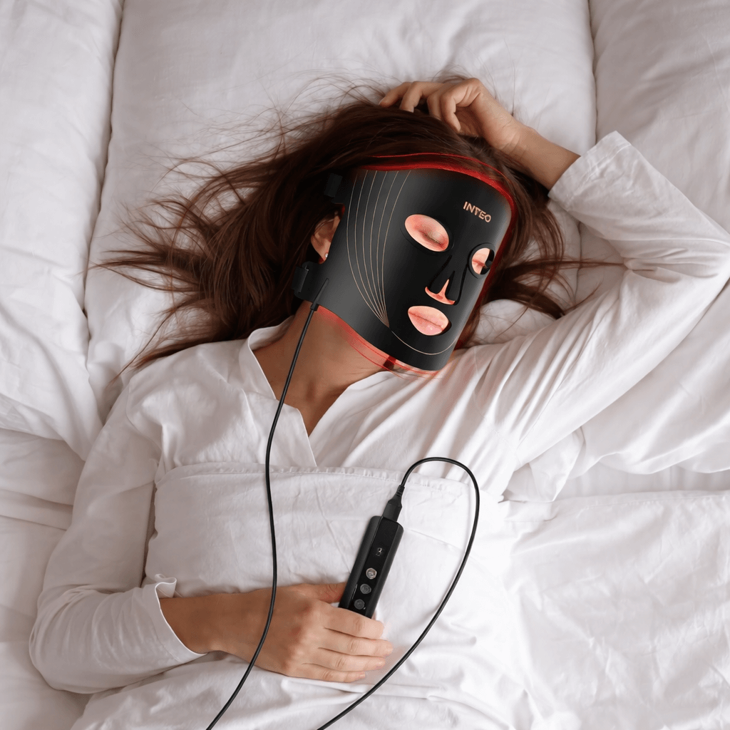 INTEO Red Light Therapy Mask - Timed Operation